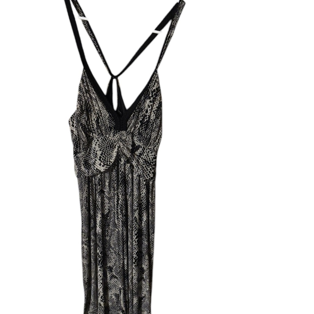 Elegant Black and Gray Women's Dress